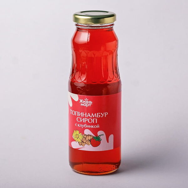 Сироп из топинамбура со вкусом клубники
