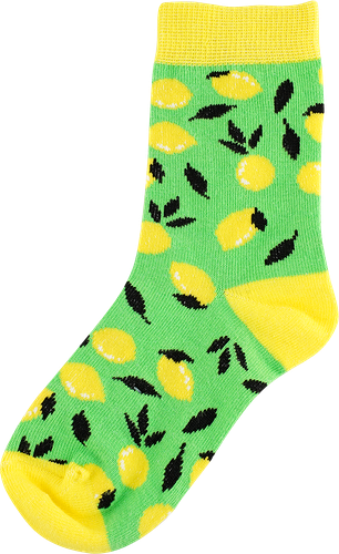 Носки детские INWIN р. 14–22, высокая посадка с дизайном фрукты, Арт. FKSU-05-FR