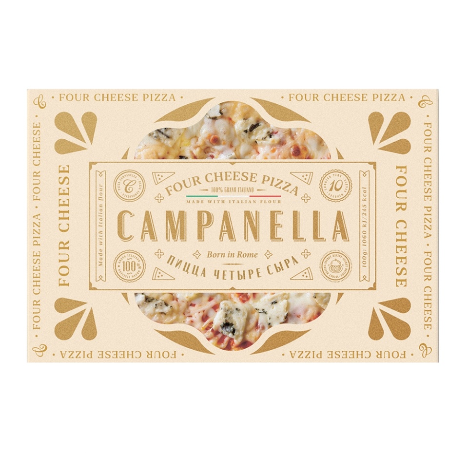 

Пицца Campanella Римская Четыре сыра, 330 г