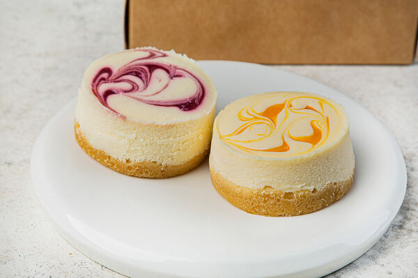 Набор мини чизкейков Малина, Манго