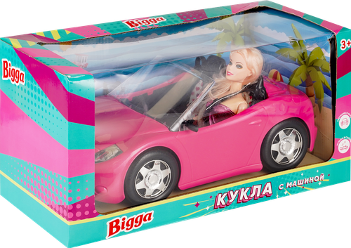 

Набор игровой BIGGA Кукла с машиной, со световыми и звуковыми эффектами, 2 предмета, Арт. 201184234