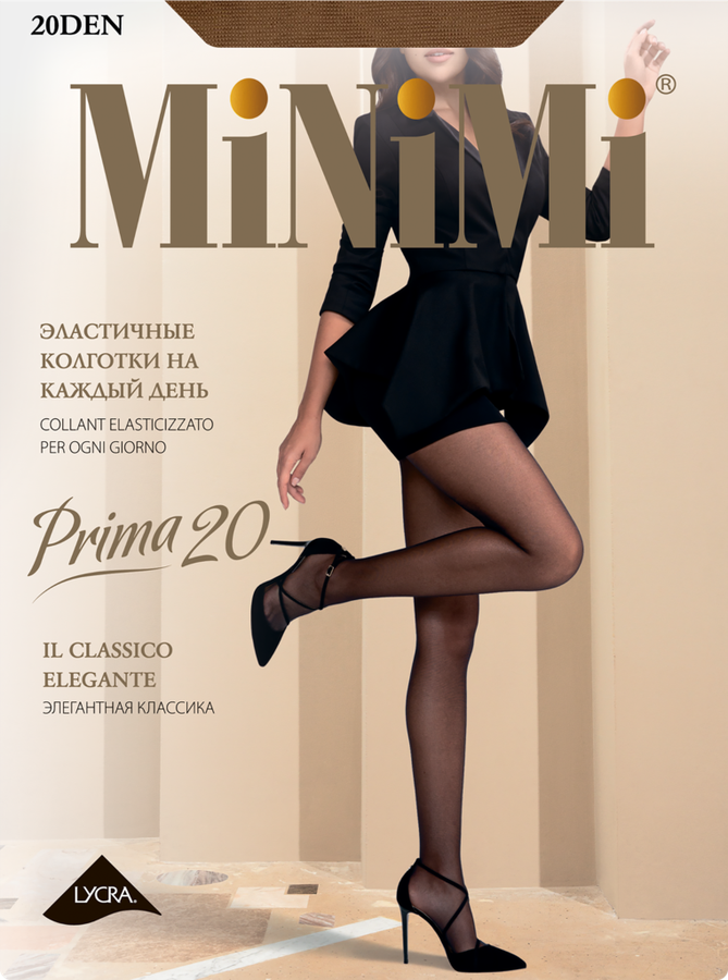 

Колготки женские Minimi Mini Prima с шортиками 20 den Daino р. 2