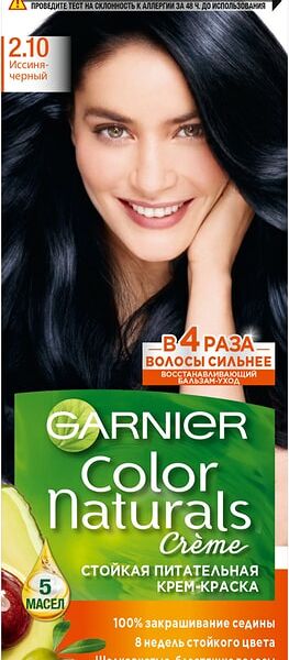 Крем-краска для волос Garnier Color Naturals 2.10 Иссиня-черный