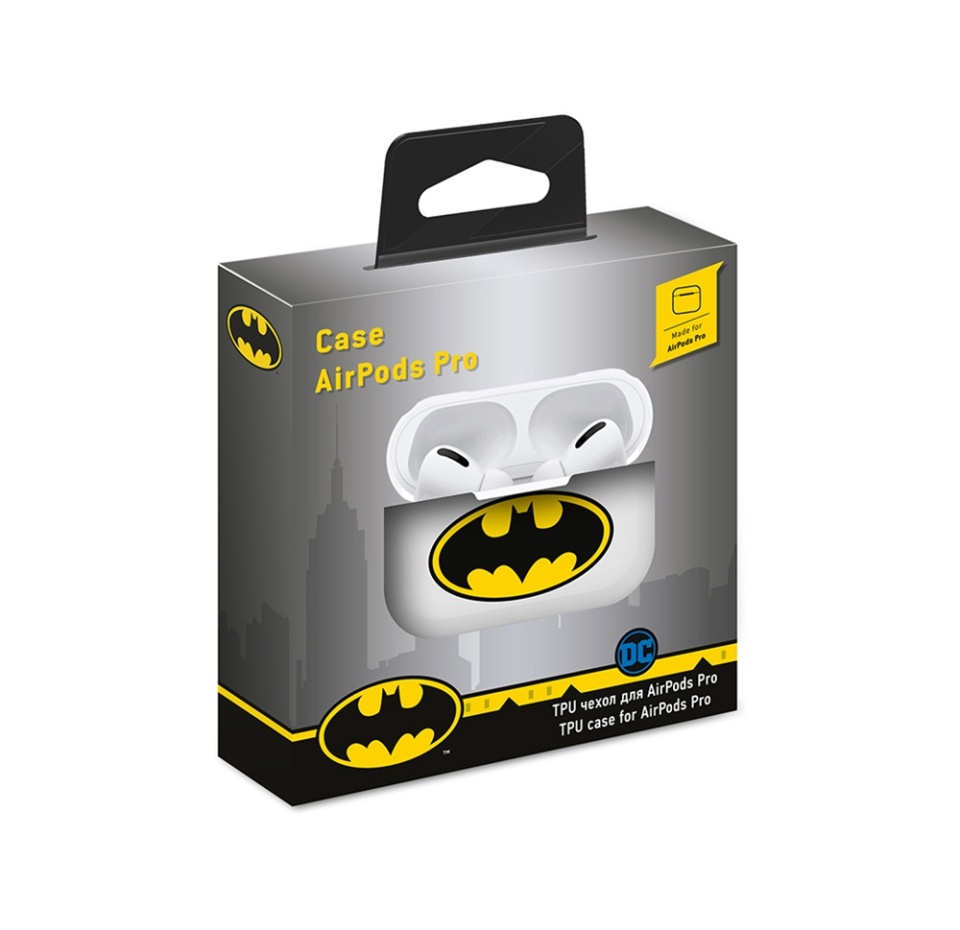 

Чехол Deppa для AirPods Pro Batman 1TPU, прозрачный Россия