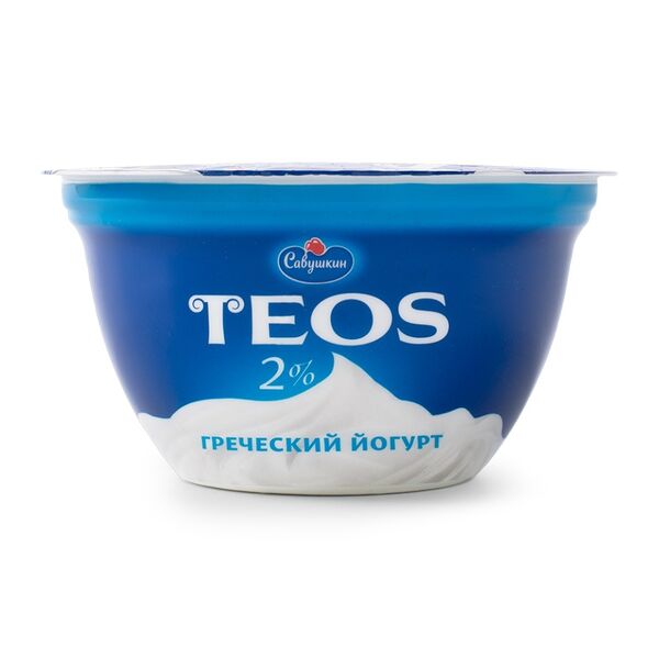 Йогурт TEOS Савушкин продукт греческий 2% натуральный 140г