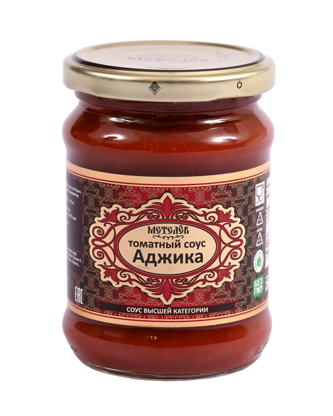 Соус томатный Аджика 260 гр Метелёв ООО 
