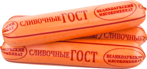 

Сосиски ВЛМК Сливочные ГОСТ в/у кат Б вес