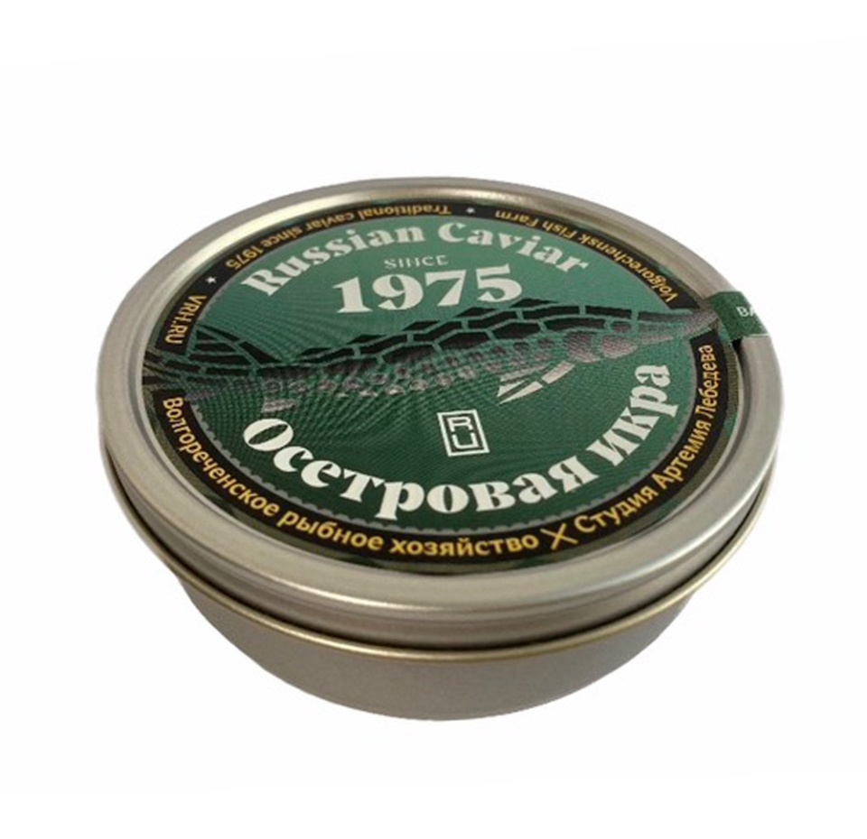 

Икра осетра Selected дизайн Лебедев зернистая 125г, Россия