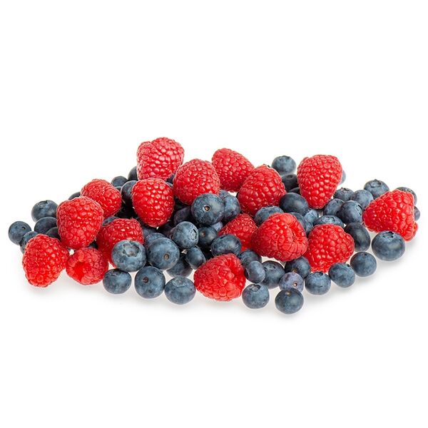 Ягодный микс сердце (голубика, малина)