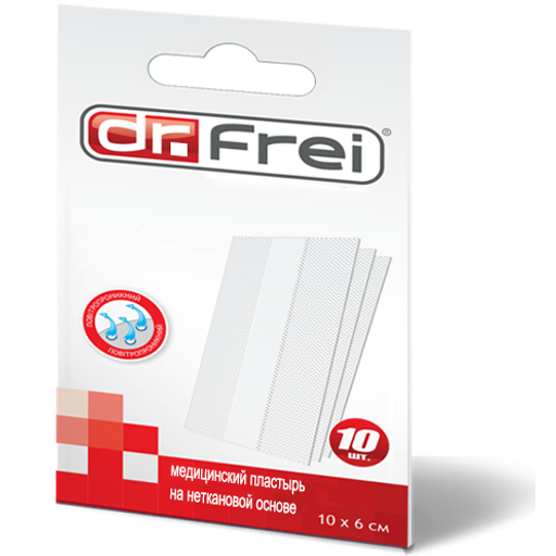 Dr.Frei медицинский пластырь на нетканной основе №10