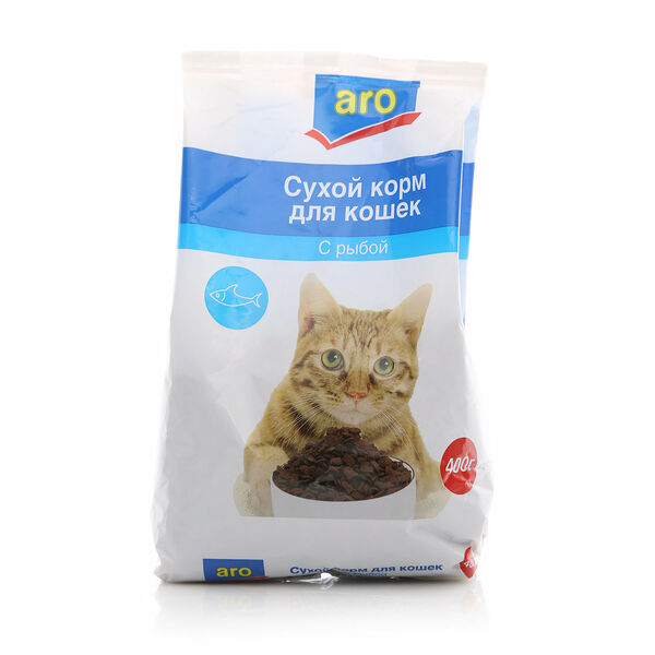 Корм сухой для кошек с рыбой ТМ Aro (Аро)