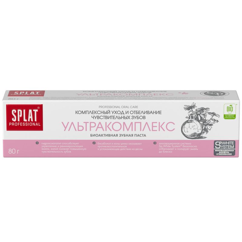 

Зубная паста Splat Ультракомплекс 80 г