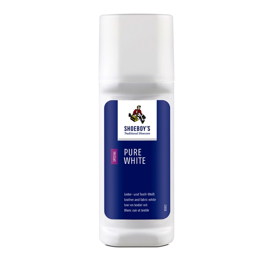 

Краска-лосьон Pure White белая для спортивной обуви из натуральной кожи и текстиля, Shoeboy's, 75 мл, Германия