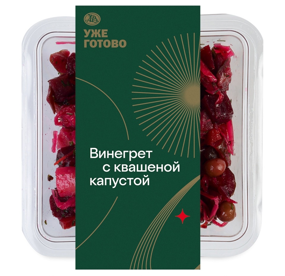 

Винегрет с квашеной капустой, Уже Готово 190 г