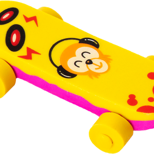 Ластик Пифагор Скейт, фигурный, 5,7х3,2х1,1см, в ассортименте, Арт. 222481