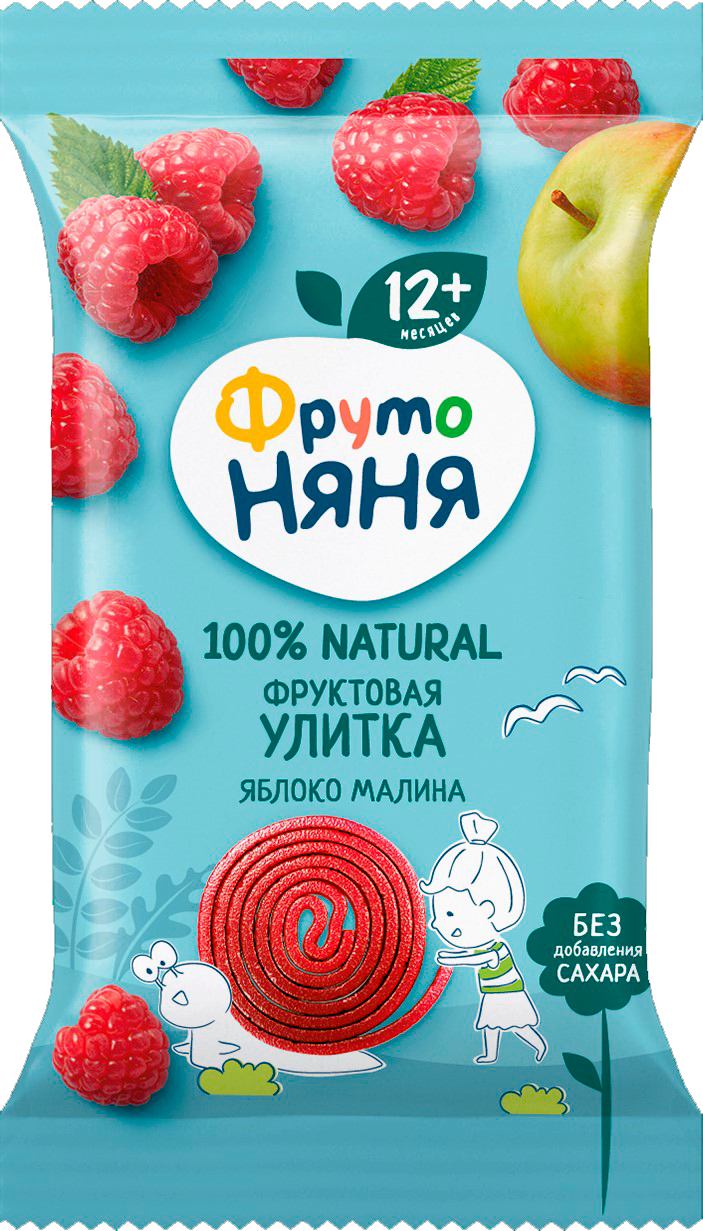 

Фруктовая улитка ФрутоНяня яблоко малина