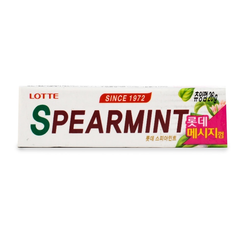 

Жевательная резинка Lotte Spearmint 26 г