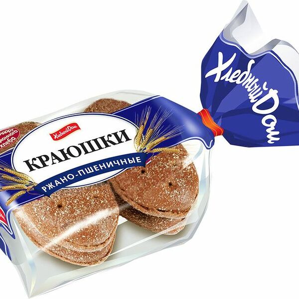 Лепёшки ржано-пшеничные Хлебный Дом краюшки, 240г