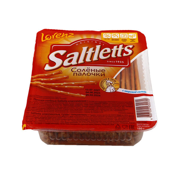 Палочки солёные Saltletts классические 150 гр Россия