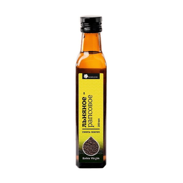 Масло льняное Алтайский лён льняное-рапсовое нерафинированное