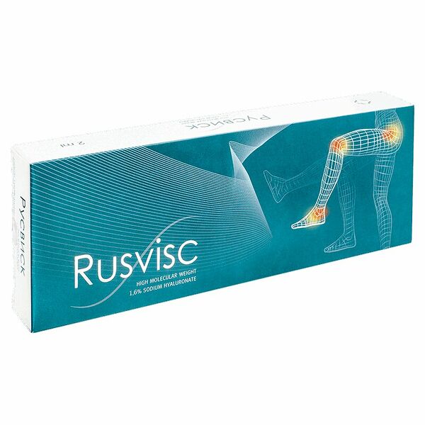 Rusvisc 1.6 % раствор для внутрисуставных инъекций 2 мл 1 шт 