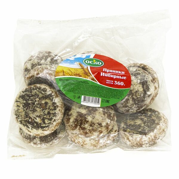 Пряники Оско Имбирные, 360г