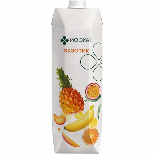 Нектар Экзотик из смеси фруктов Маркет Перекрёсток, 1л