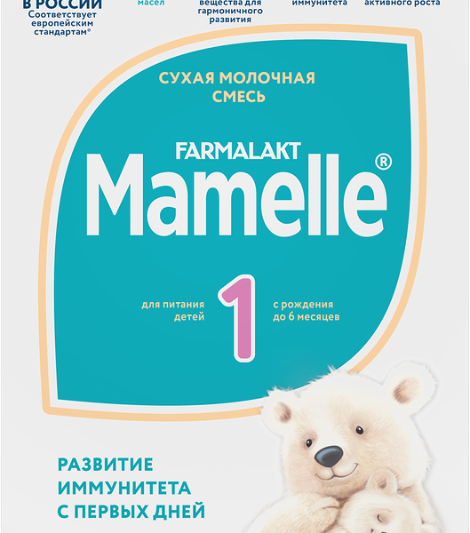 Смесь молочная Mamelle 1 адаптированная с 0 до 6 мес., БЗМЖ