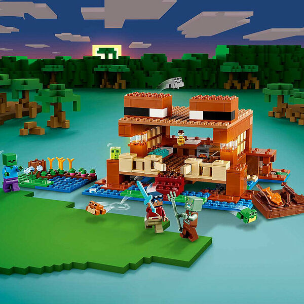 Конструктор LEGO Minecraft 21256 Конструктор Лягушачий домик