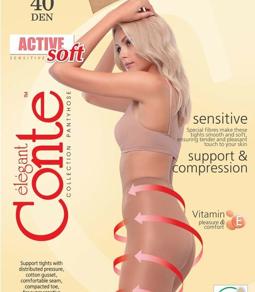 Колготки Conte Elegant Active Soft 40 Bronz Бронзовый Размер 2