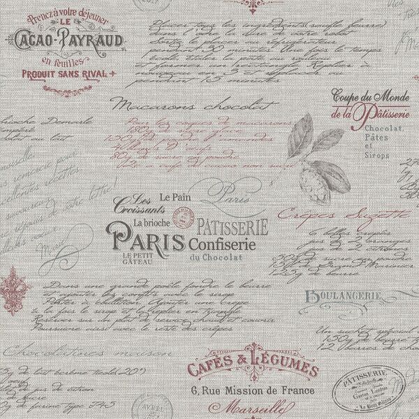 Обои VICTORIA STENOVA Шоколад, горячее тиснение на флизелиновой основе, серый, 0,53х10м