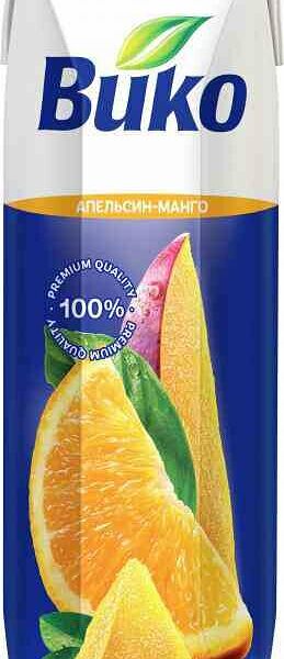 Нектар Вико Апельсин-манго с мякотью, 1л