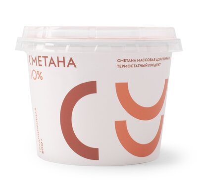 Сметана Братья Чебурашкины фермерская 10% 200 г