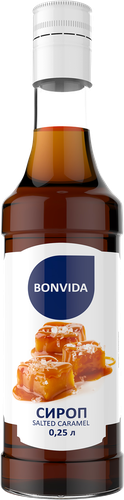 

Сироп BONVIDA со вкусом соленая карамель, 250мл