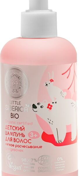 Шампунь для девочек Natura Siberica Little 3+ легкое расчесывание 250мл