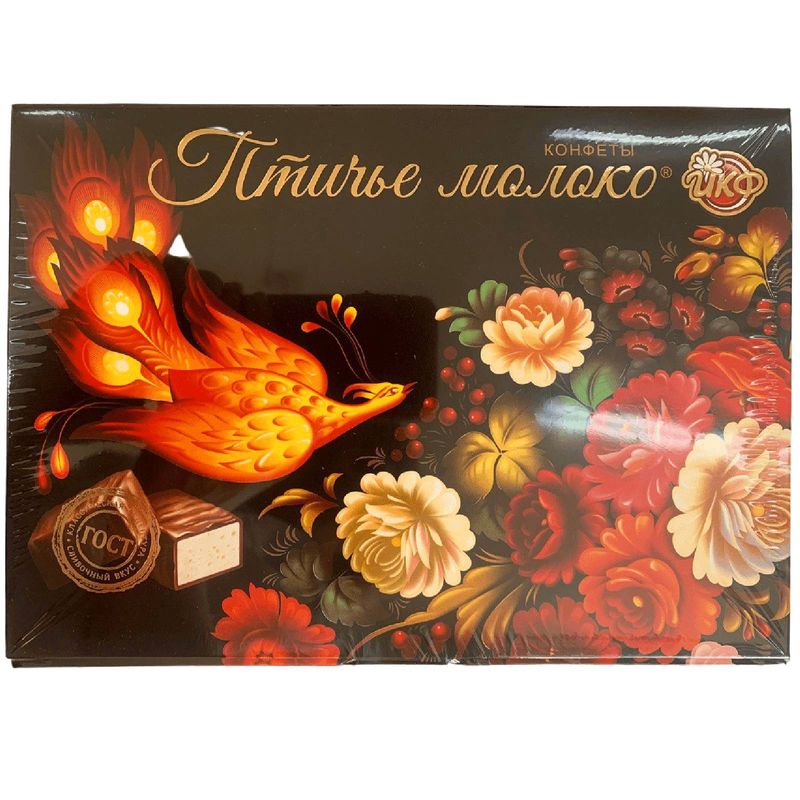 

Конфеты ЙКФ Птичье молоко в шоколадной глазури со сбивным корпусом 190 г