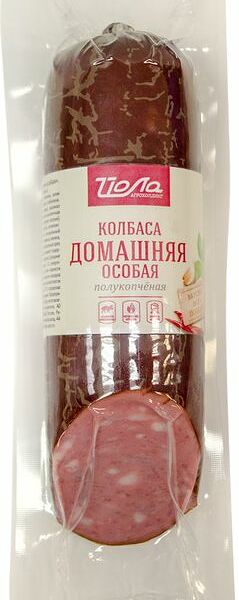 Колбаса Йола Домашняя особая полукопченая 400г