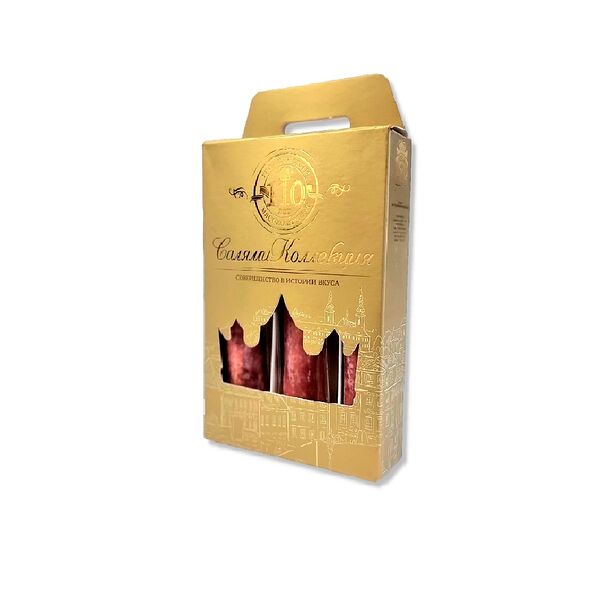 Набор из изд колб с/к мясн СалямиКоллекция в/с (3*190г) 570г в/у кор Гродненский МК