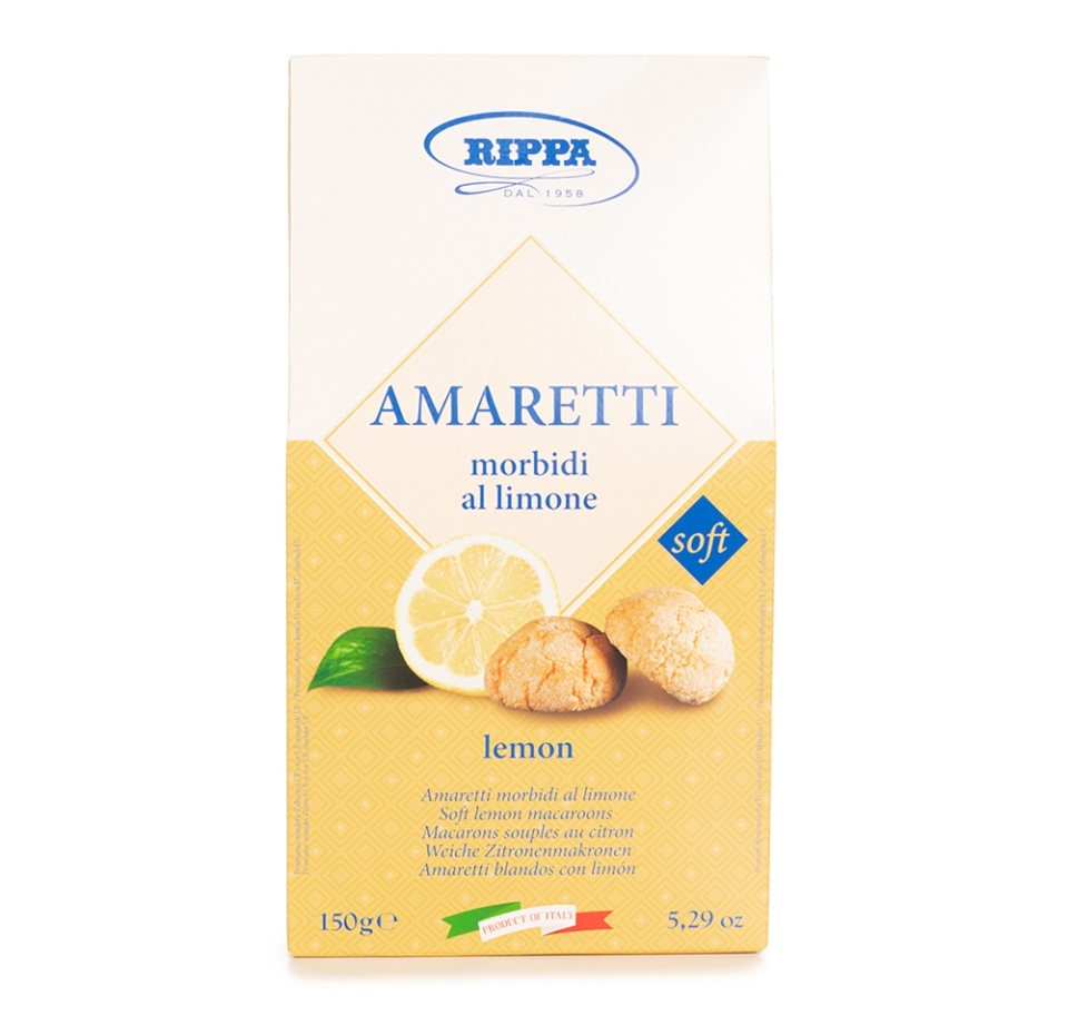 

Мягкое Amaretti печенье с лимоном Rippa,150 г