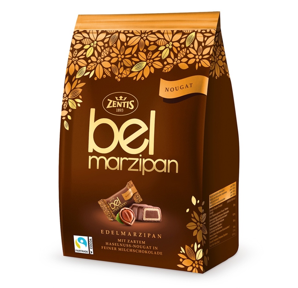 

Марципановые конфеты Zentis Belmarzipan nougat 105 г Германия