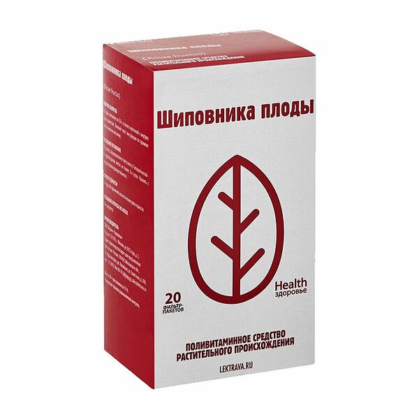 Шиповник плоды фильтр-пакеты 1.5 г 20 шт