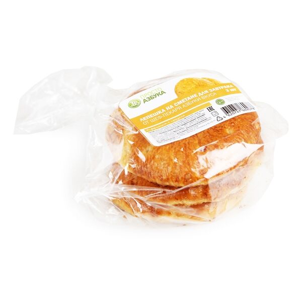 Лепешка для завтрака на сметане, «Просто Азбука», 3 шт. х