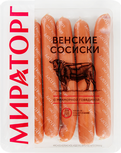 

Сосиски Мираторг Венские 350 г