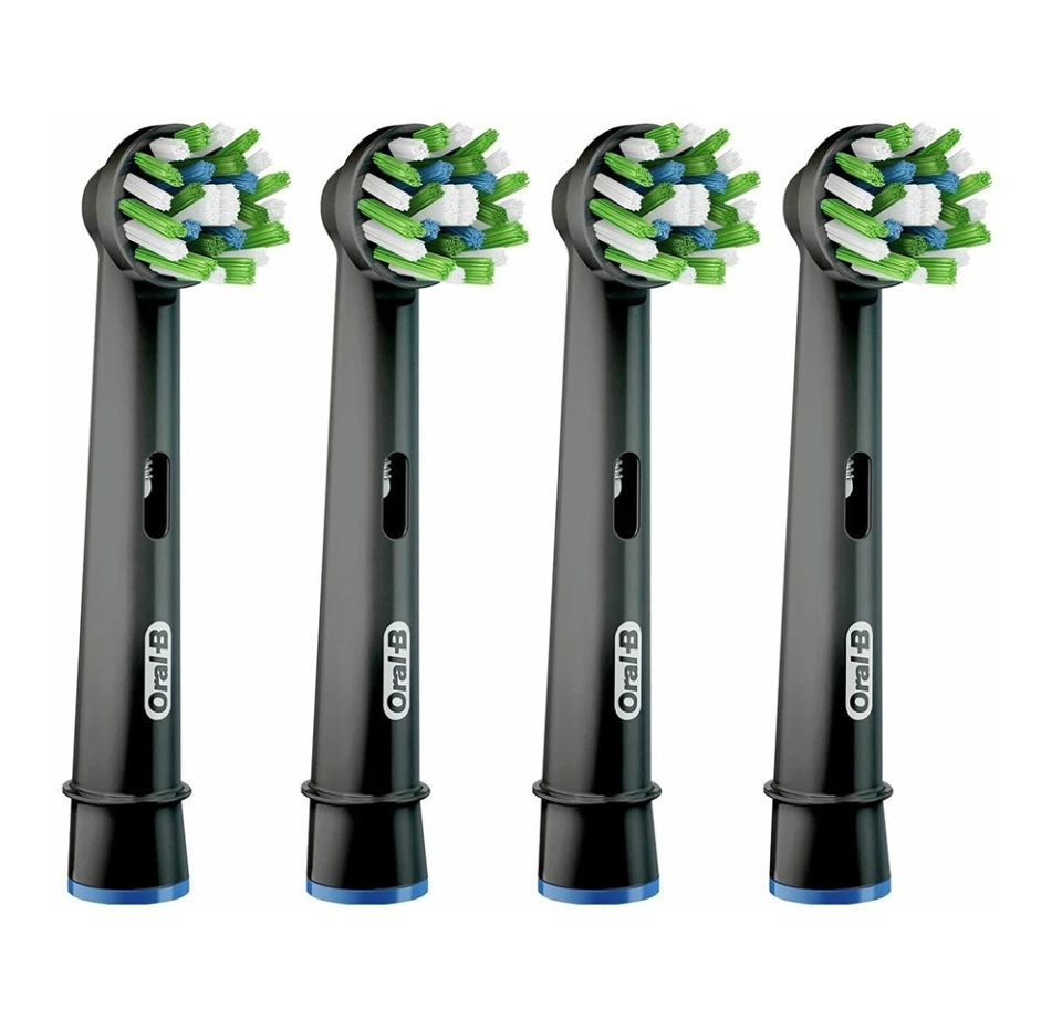

Насадки Oral-B для электрических зубных щеток CrossAction Black 4 шт