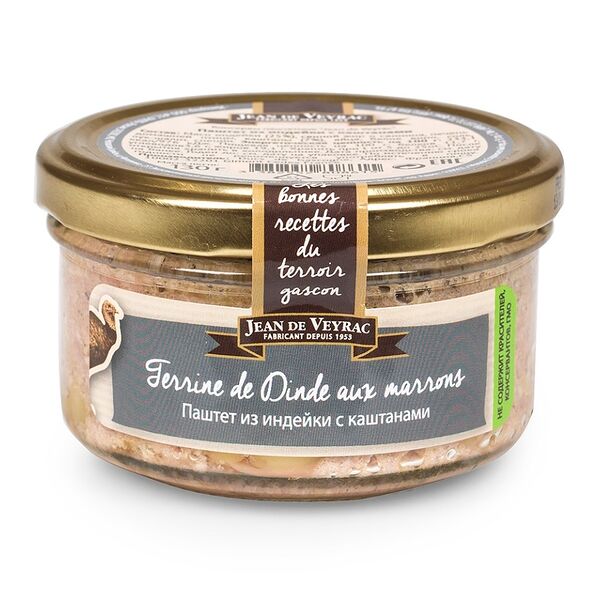 Паштет из индейки Jean de Veyrac с каштанами