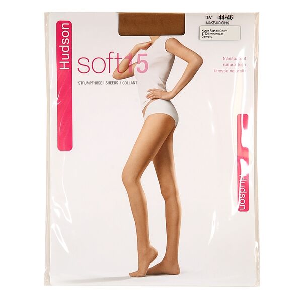 Колготки Kunert Soft бежевые 15 den, размер 4