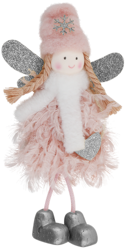 

Украшение елочное Homeclub Девочка-ангел с пышной юбкой 18 см, цвет в ассортименте