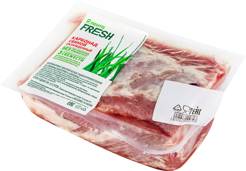 

Карбонад ЛЕНТА FRESH свиной б/к охл в/у вес до 1.5кг