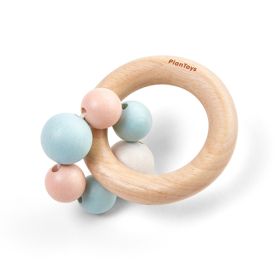 

Погремушка PLAN TOYS "Бобы" 4 мес+ Plan Creations Co., Ltd 1шт Таиланд