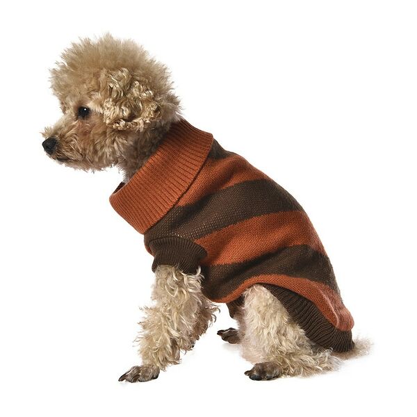 Свитер для собак FOXIE Colored lines XS (длина спины 25см, обхват груди 35-40см) разноцветный